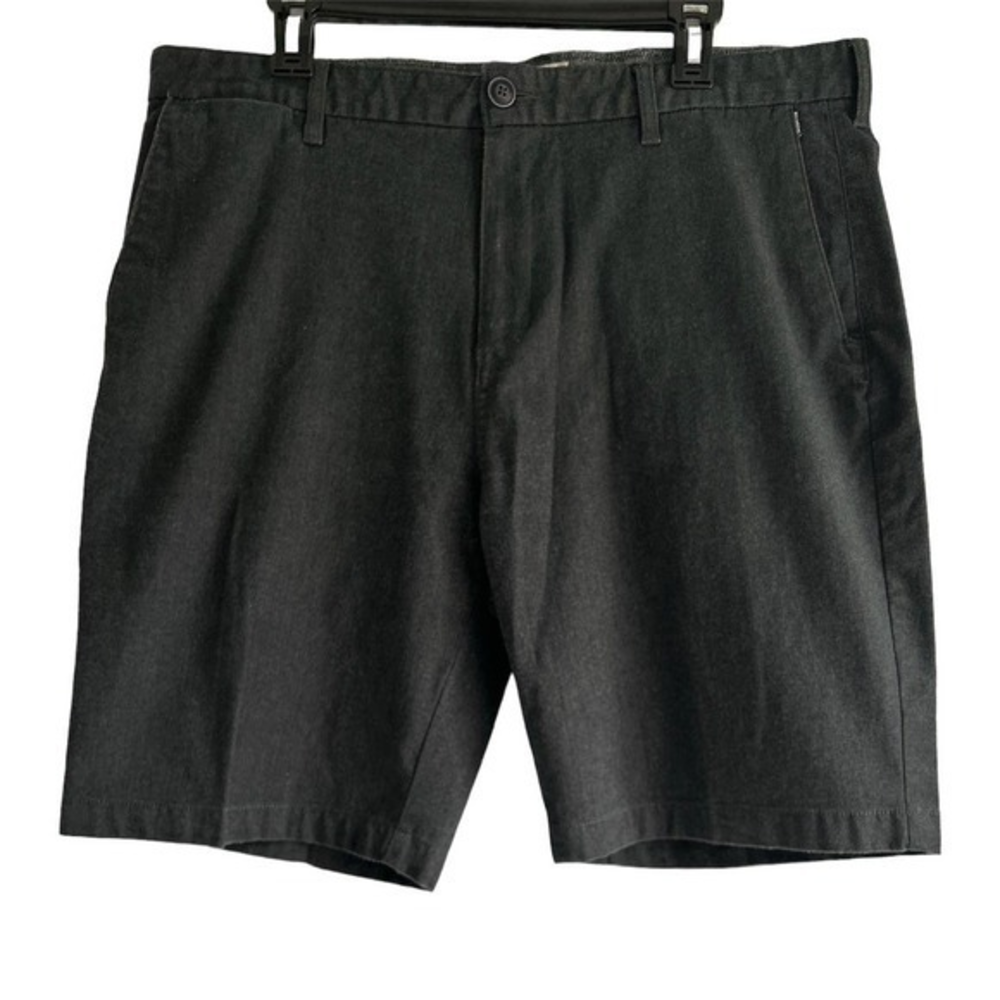 Billabong Size 38 Mens Flat‎ Front Chino Shorts Gray